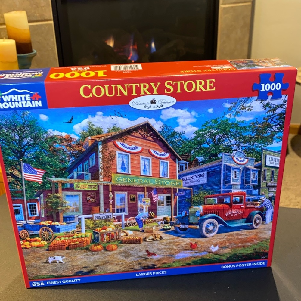 White Mountain - Country Store, 1000pc puzzle.